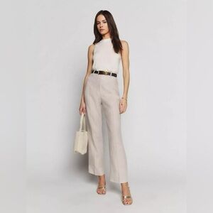 NEW Reformation Freddie Linen Pants